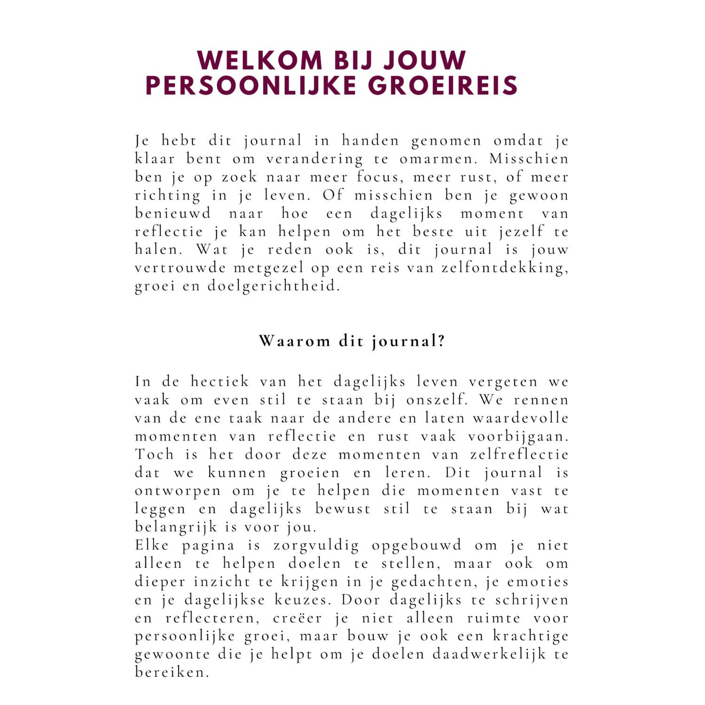 Het groeiboek invulboek (Nederlands)